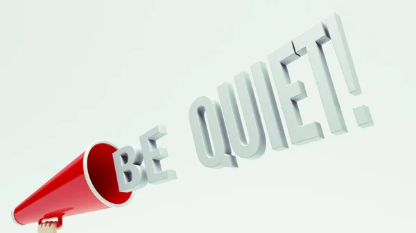 Be quiet Concept — Stock Photo, Image