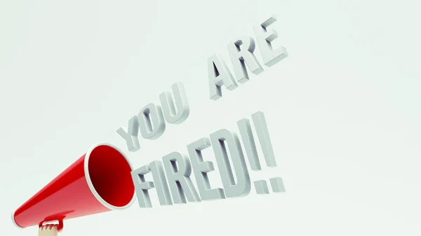 You are Fired Concept — Stock Photo, Image