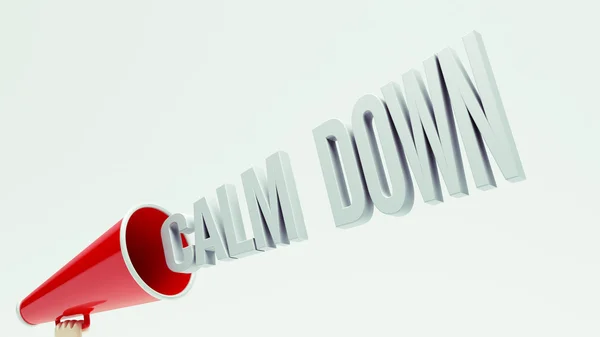 Calm Down Concept — Stock Photo, Image