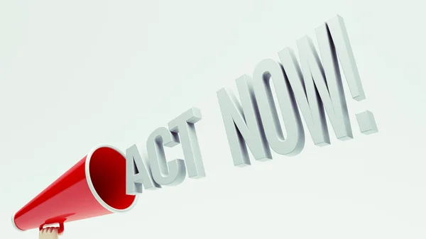 Act Now Concept — Stock Photo, Image