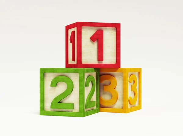 Box Number Toy Royalty Free Stock Images