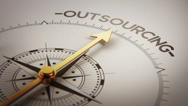 Concepto de outsourcing — Foto de Stock