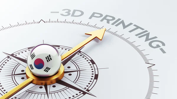 South Korea Compass Concept — Stock Photo, Image