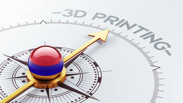 亚美尼亚 3d 印刷的概念 — 图库照片