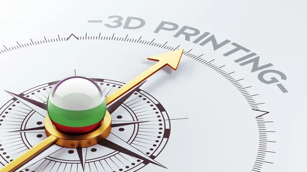 Bulgaria 3d Printing Concept — Stock Photo, Image