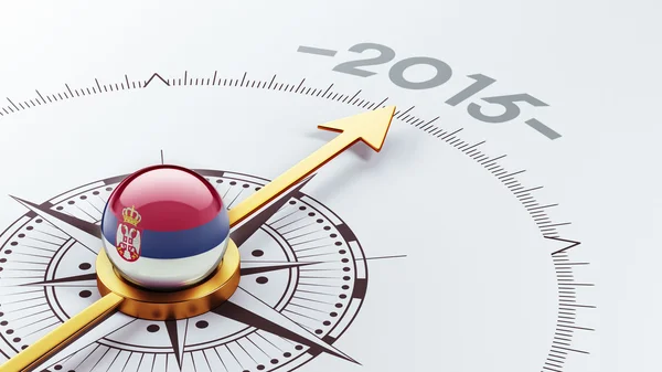 Konzept für Serbien 2015 — Stockfoto