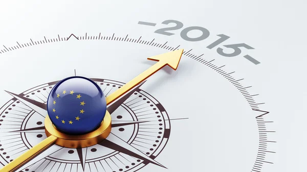 Europeiska unionen 2015 koncept — Stockfoto