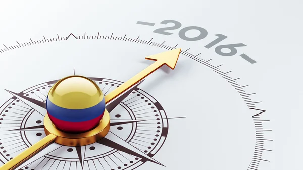Kolumbie 2016 koncept — Stock fotografie