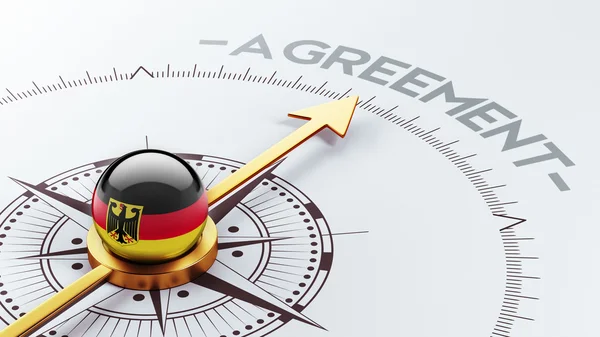 Germany Agreement Concept — Stock Photo, Image