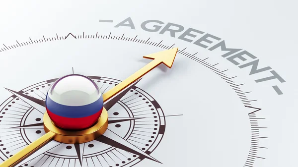 Rusland overeenkomst concept — Stockfoto