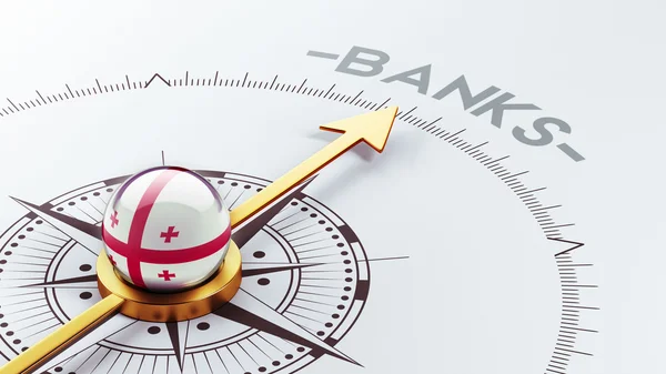 Georgia bankalar kavramı — Stok fotoğraf