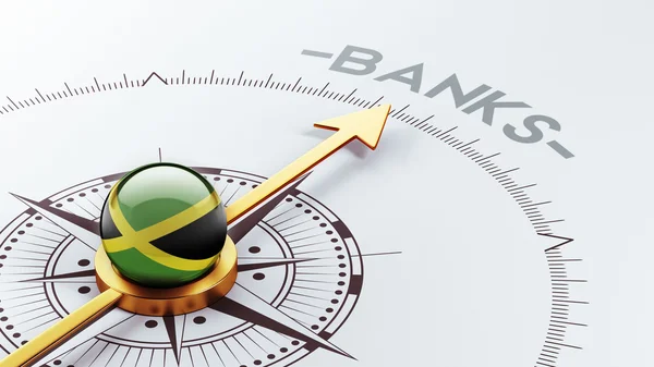 Jamaika bankalar kavramı — Stok fotoğraf