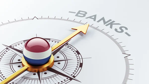 Pays-Bas Banks Concept — Photo