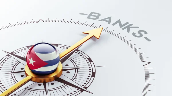 Cuba Concetto di banche — Foto Stock