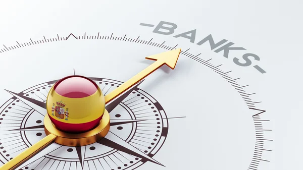 Spain Banks Concept — Stock Photo, Image