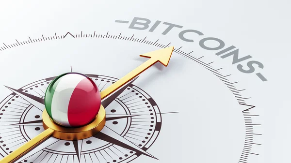 Italy Bitcoin Concept — Stock Photo, Image