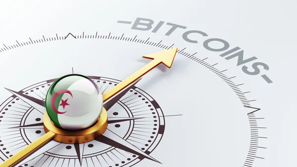 Algerije Bitcoin Concept — Stockfoto