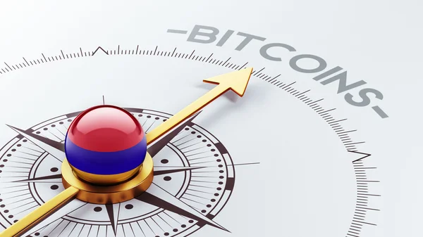 Armenia Bitcoin Concept — Stock Photo, Image