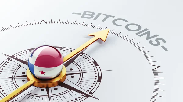 Panama Bitcoin koncept — Stockfoto