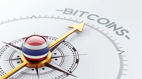 Thailand Bitcoin koncept — Stockfoto