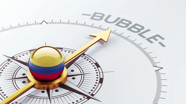 Colombia Bubble Concept — Stock Photo, Image