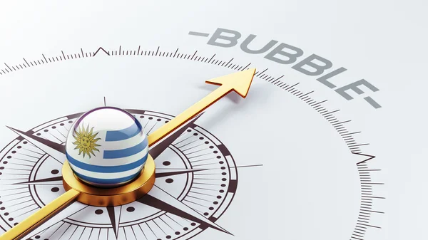 Concepto de Burbuja Uruguay —  Fotos de Stock