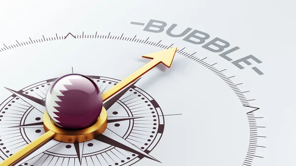 Qatar Bubble Concept — Stockfoto
