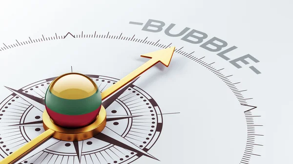 Litouwen zeepbel concept — Stockfoto