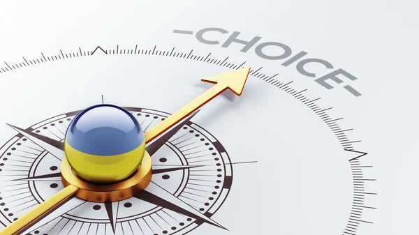 Концепция выбора Украины — стоковое фото