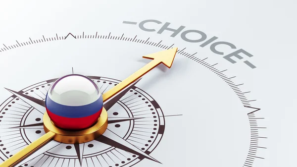 Russland choice concept — Stockfoto