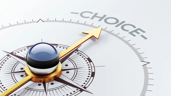 Estonia Choice Concept — Stock Photo, Image
