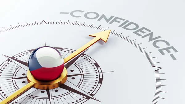 Czech Republic Confidence Concept — Stock Photo, Image