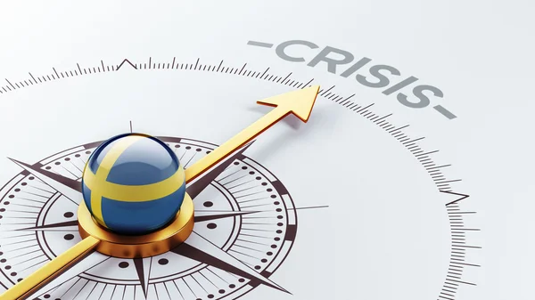 Suecia Crisis Concep — Foto de Stock
