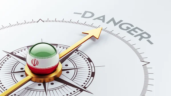 Iran gevaar concept — Stockfoto