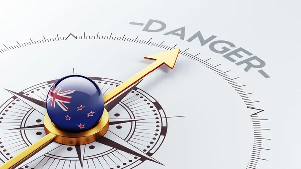 New Zealand Danger Concept — Stock Photo, Image