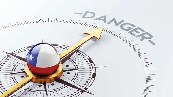 Chile Danger Concept — Stock Photo, Image