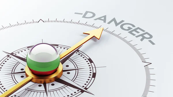 Koncepcja niebezpieczeństwo Bułgaria — Zdjęcie stockowe