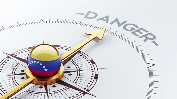 Conceito de perigo Venezuela — Fotografia de Stock