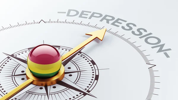 Bolivia depressie concep — Stockfoto