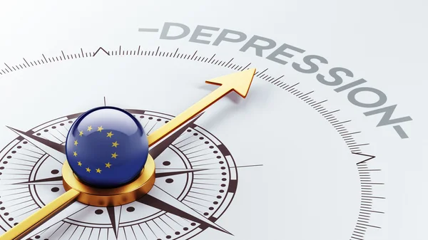 European Union Depression Concep — Stock Photo, Image