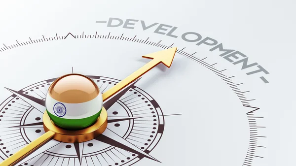Conceito de Desenvolvimento da Índia — Fotografia de Stock