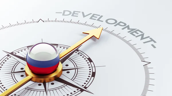 Concepto de Desarrollo de Rusia — Foto de Stock