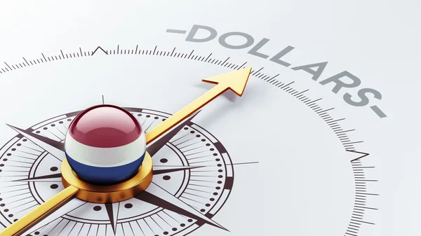 Concetto di dollari olandesi — Foto Stock