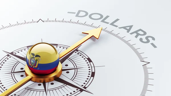 Ecuador iránytű koncepció — Stock Fotó
