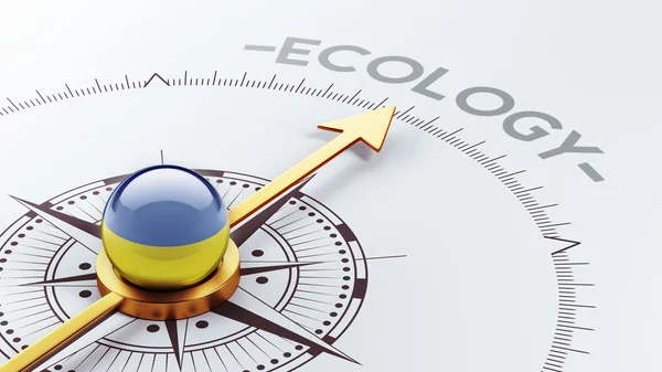 Ucraina Concetto di ecologia — Foto Stock