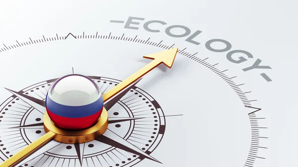 Russia Ecology Concept — Stock Photo, Image