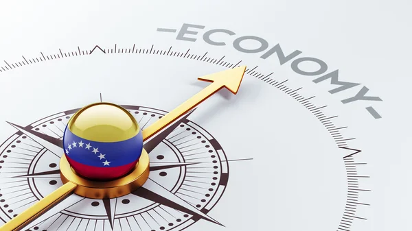Концепция экономики Венесуэлы — стоковое фото