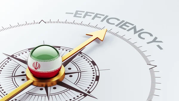 伊朗效率概念 — 图库照片