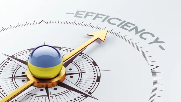 Ucrania concepto de eficiencia — Foto de Stock