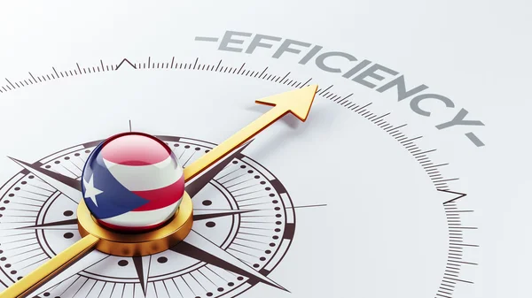 Puerto Rico Efficiency Concept — Stock Photo, Image